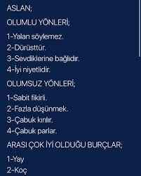 aslan burcu özellikleri nedir aslan burcu özellikleri nedir