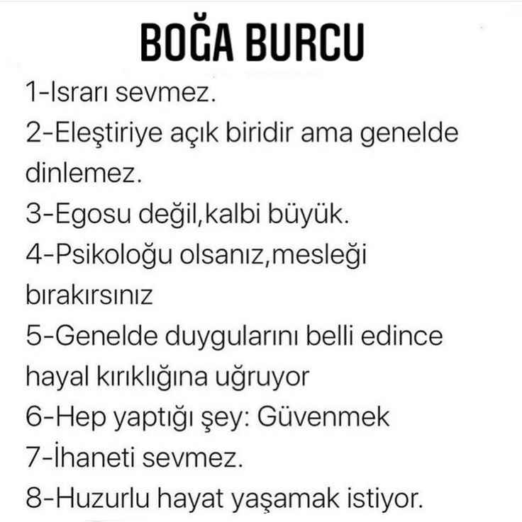 boğa Burcu Özellikleri Nelerdir?