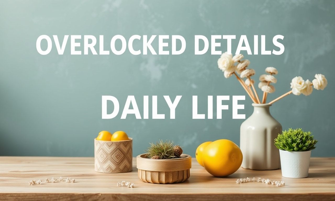 Günlük Yaşamda Dikkat Çekmeyen Detaylar: Evimizi ve İlişkilerimizi Nasıl İyileştirebiliriz