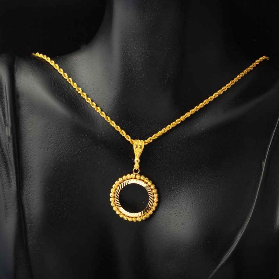 22 ayar zincir kolye