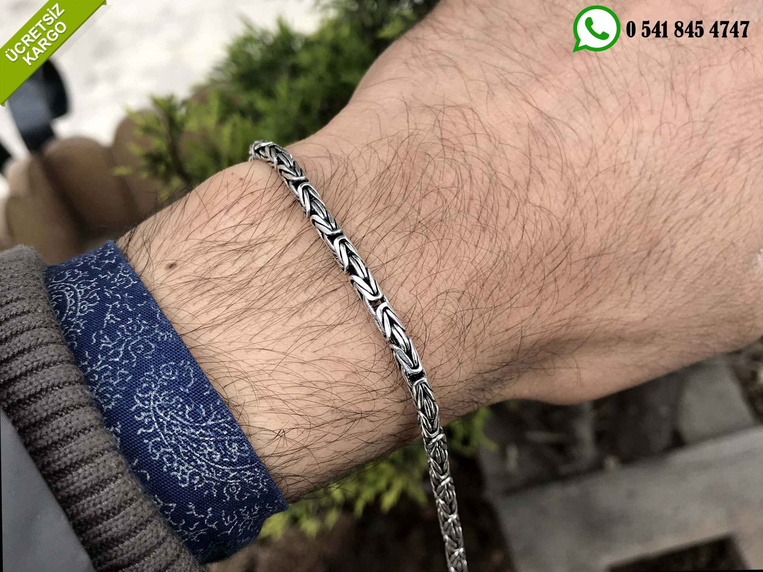 erkek zincir bileklik