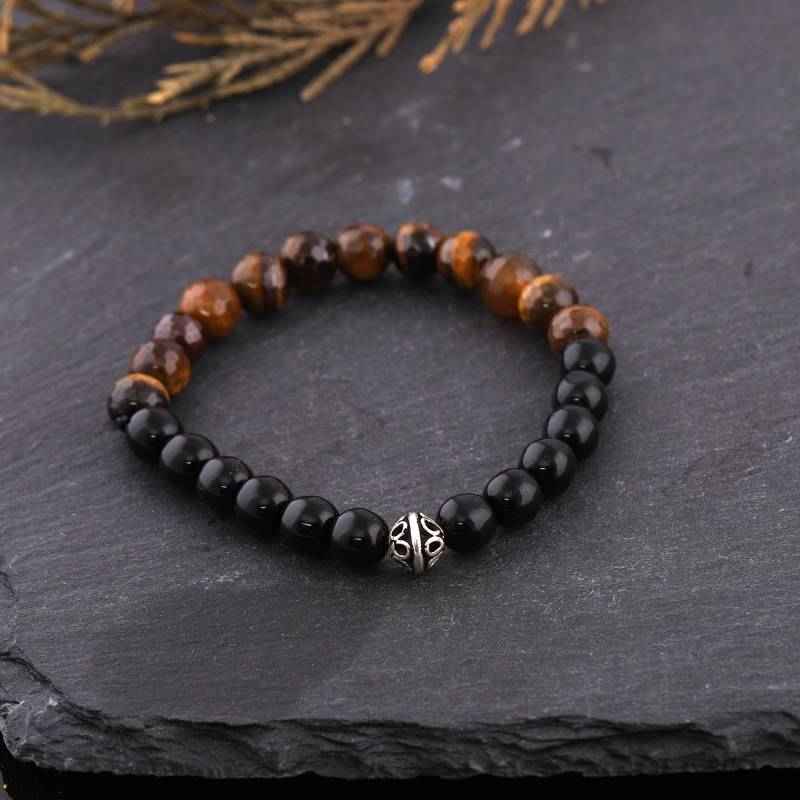 doğal taş bileklik erkek